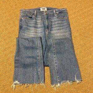Paige Claudine Jeans 29 Darling Siesta Hem Raw High Rise